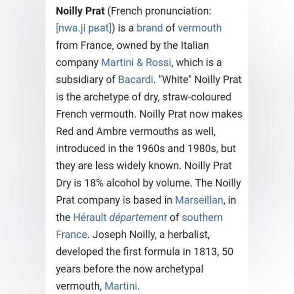 Noilly Prat Vintage 💯 Silk Scarf France Martini Rolled-Hem EUC - Picture 16 of 16